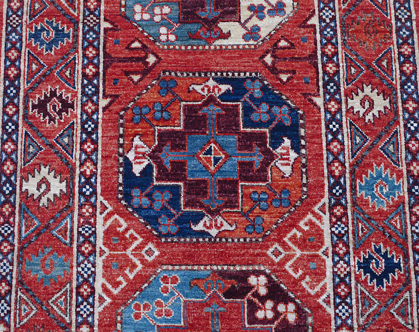 Custom made Ersari-Turkaman in 14th century Turkaman gulls 156x87 cm | Rug# 27107