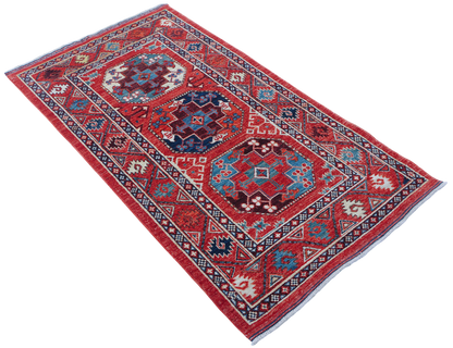 Custom made Ersari-Turkaman in 14th century Turkaman gulls 156x87 cm | Rug# 27107