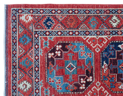 Custom made Ersari-Turkaman in 14th century Turkaman gulls 156x87 cm | Rug# 27107