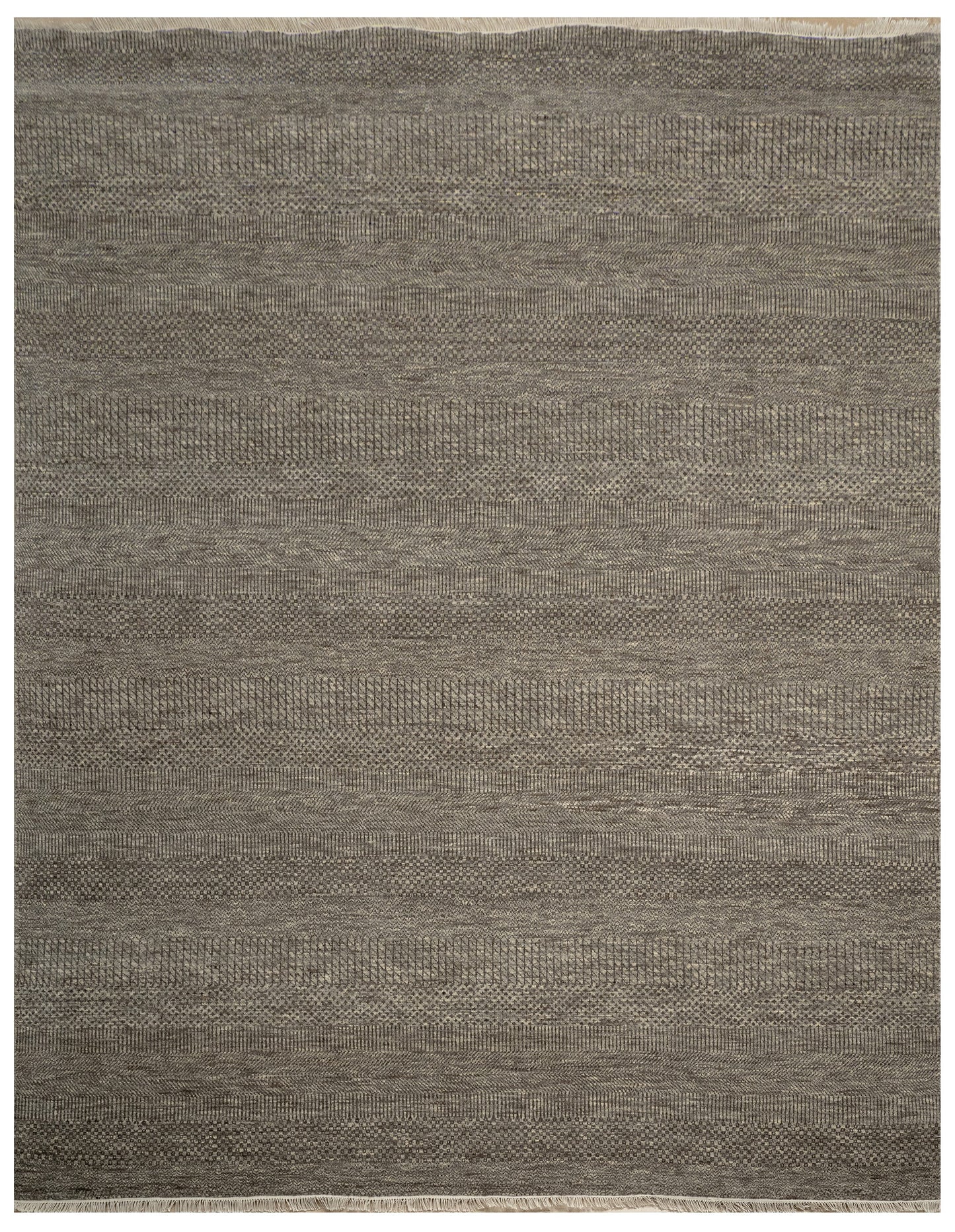 Very fine Hand knotted Scandinavian texture rug 303×240 cm | Rug# 31957