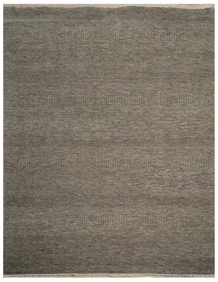 Very fine Hand knotted Scandinavian texture rug 303×240 cm | Rug# 31957