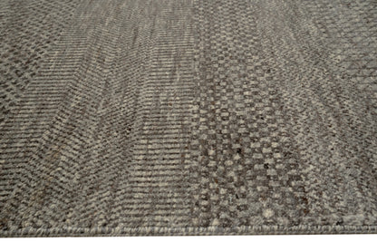 Very fine Hand knotted Scandinavian texture rug 303×240 cm | Rug# 31957