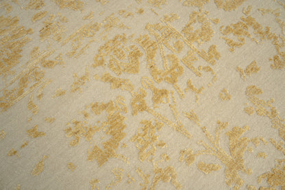 Hand knotted Transitional Tabriz design wool and silk carpet 368x274 cm | Rug #31963