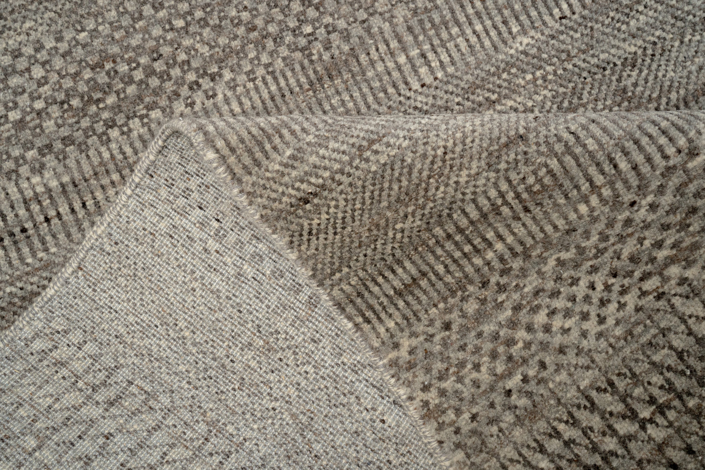 Very fine Hand knotted Scandinavian texture rug 303×240 cm | Rug# 31957