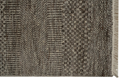 Very fine Hand knotted Scandinavian texture rug 303×240 cm | Rug# 31957