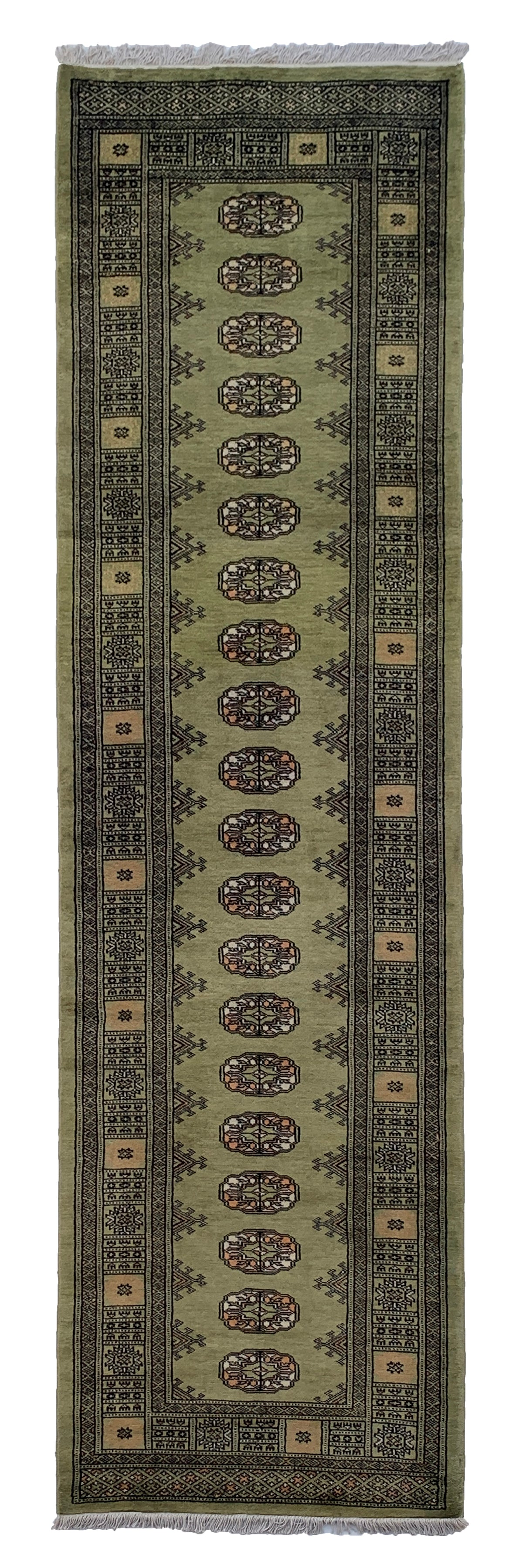Fine Pakistani Bokhara Runner 293x81 cm | Rug# 27165