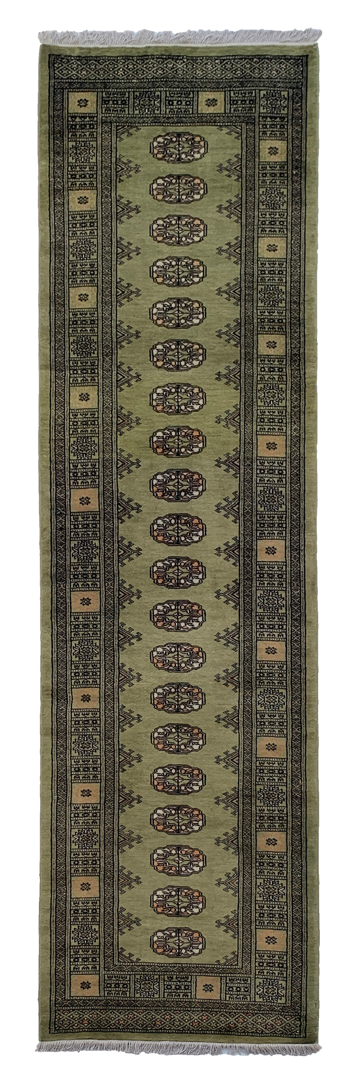 Fine Pakistani Bokhara Runner 293x81 cm | Rug# 27165