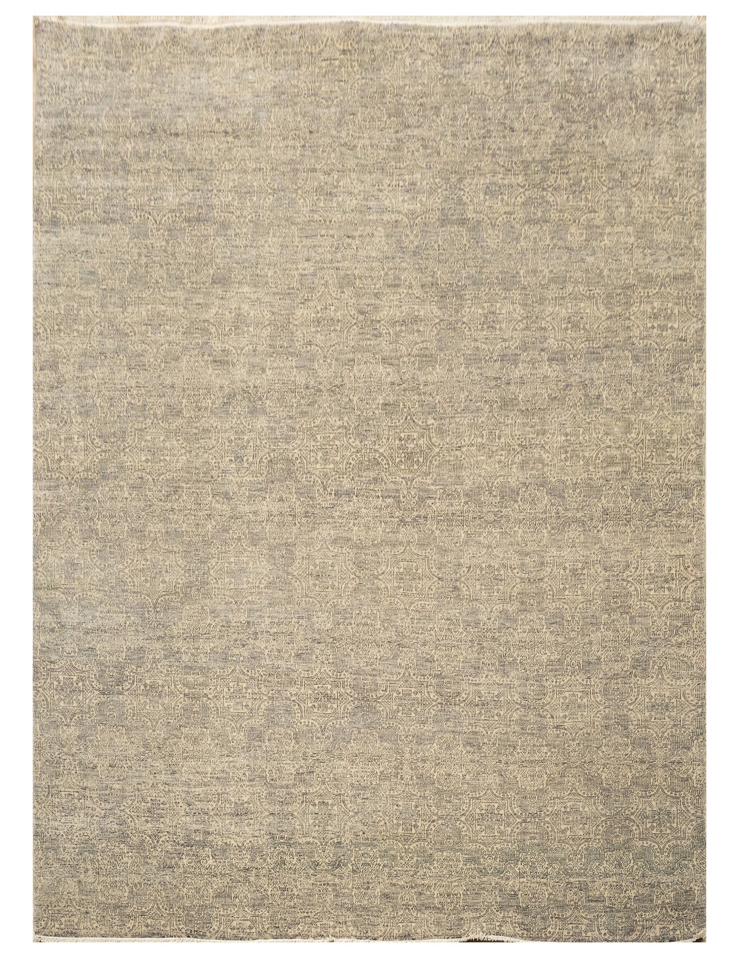Hand knotted custom made transitional carpet 305×245 cm | Rug# 32070