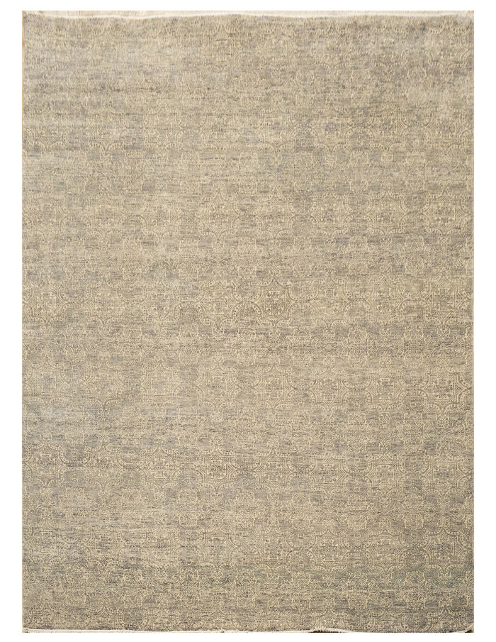Hand knotted custom made transitional carpet 305×245 cm | Rug# 32070