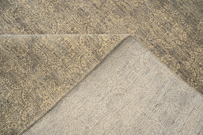 Hand knotted custom made transitional carpet 305×245 cm | Rug# 32070