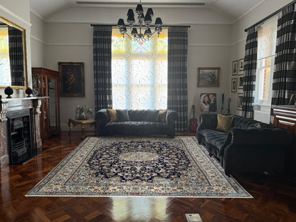 Fine Persian Nain 9LA Shah-Abbassi Rug 378x264 cm | Rug# 10071