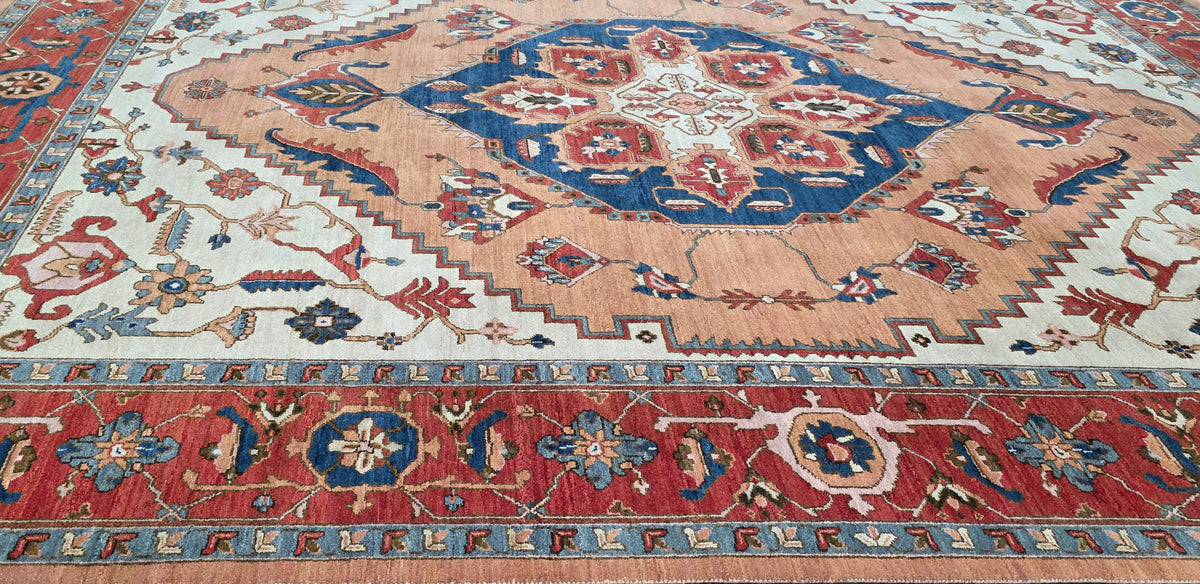 Studio Work Jaipur Serapi Heriz Rug, 363x272 cm | Rug# 31239