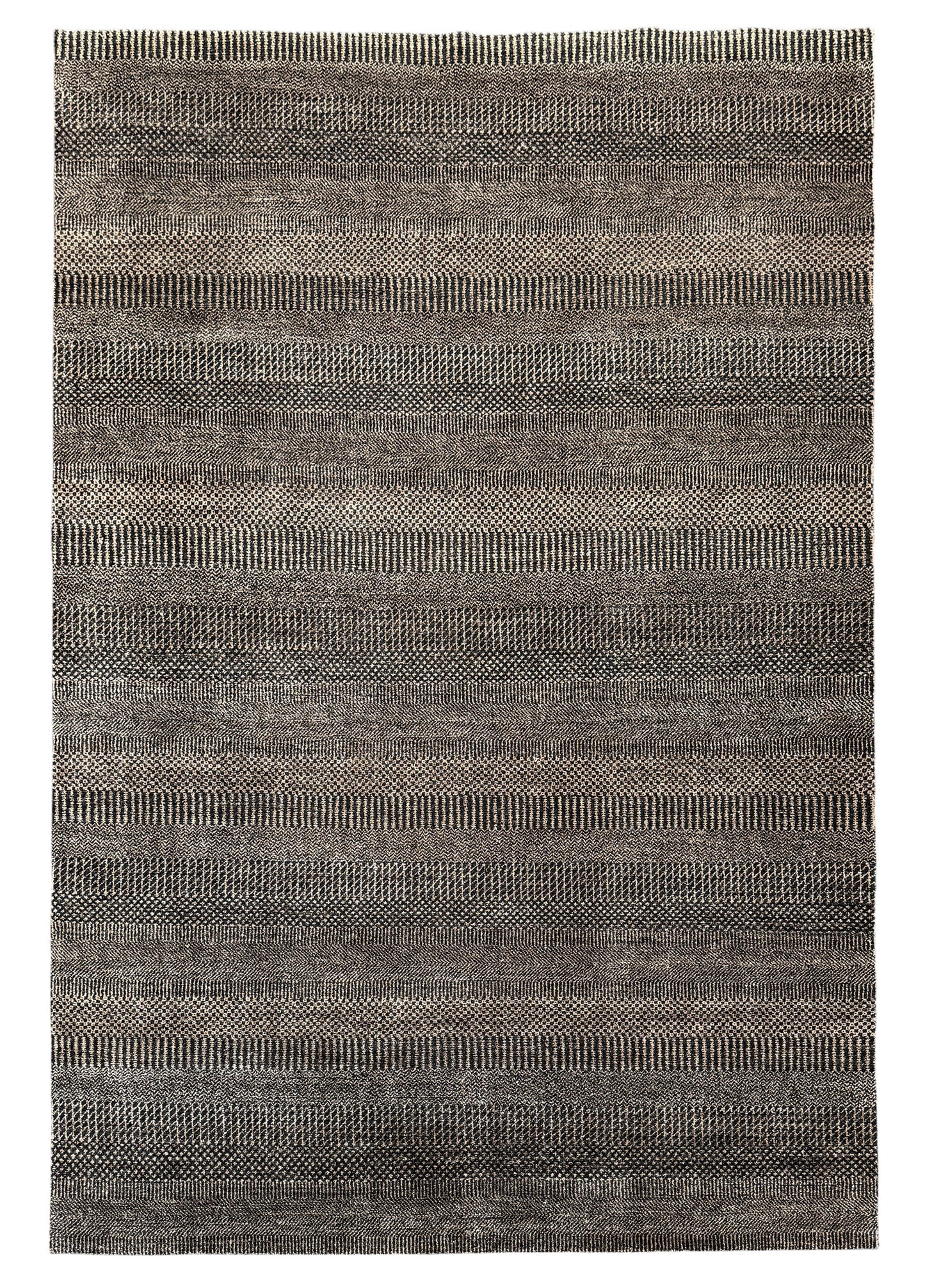 Scandinavian texture designer rug, 264x183cm | Rug# 31566