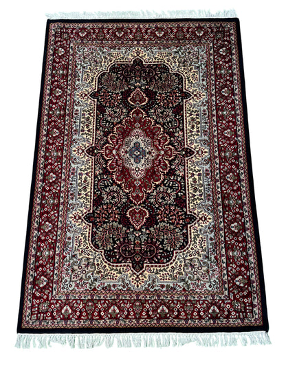 Fine weave Amritsar, classic Tabriz design, 186x122 cm | Rug# 30676