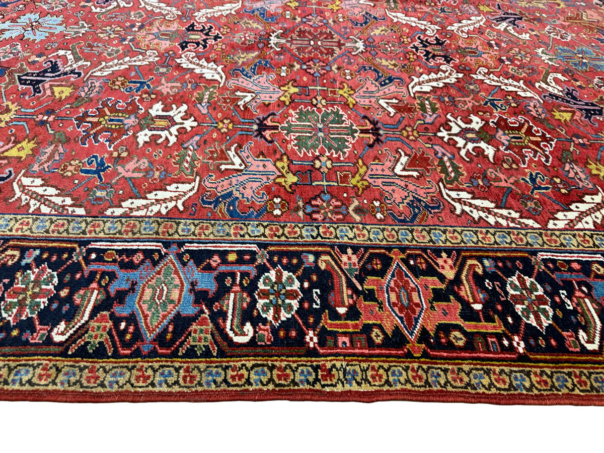Antique Persian Bakhshaiesh Heriz Rug, 340x236 cm | Rug# 11024