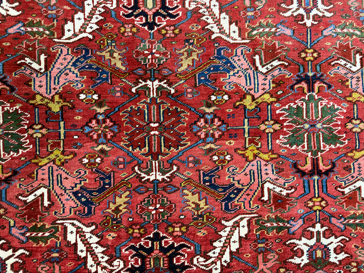 Antique Persian Bakhshaiesh Heriz Rug, 340x236 cm | Rug# 11024