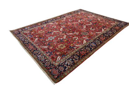 Antique Persian Bakhshaiesh Heriz Rug, 340x236 cm | Rug# 11024