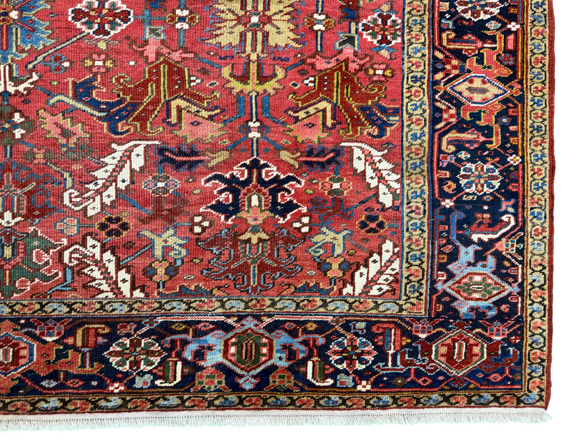 Antique Persian Bakhshaiesh Heriz Rug, 340x236 cm | Rug# 11024