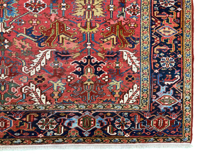 Antique Persian Bakhshaiesh Heriz Rug, 340x236 cm | Rug# 11024