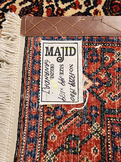 Rare Senneh, Takpood quality, circa 1960, Persia, 199x139 cm | Rug# 17289