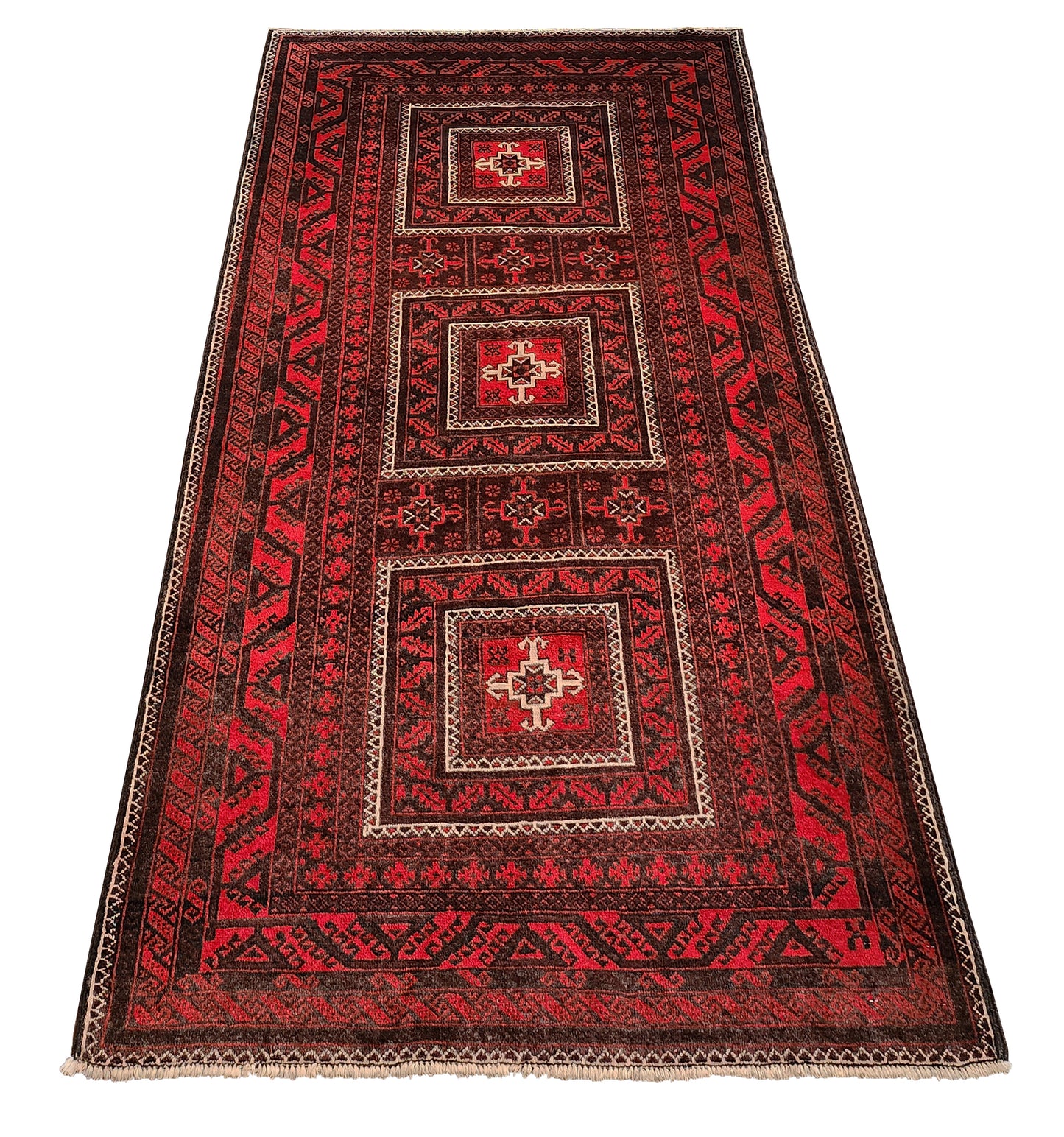 Vintage Nomadic Balouch, Persia 220x120 cm | Rug# 6614