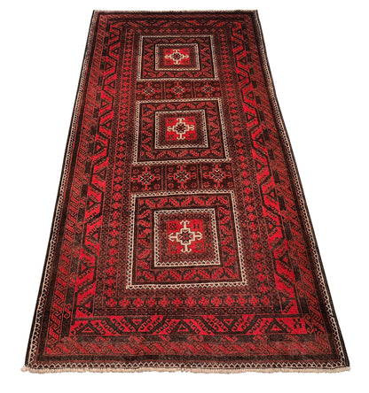 Vintage Nomadic Balouch, Persia 220x120 cm | Rug# 6614