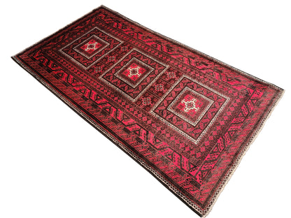 Vintage Nomadic Balouch, Persia 220x120 cm | Rug# 6614