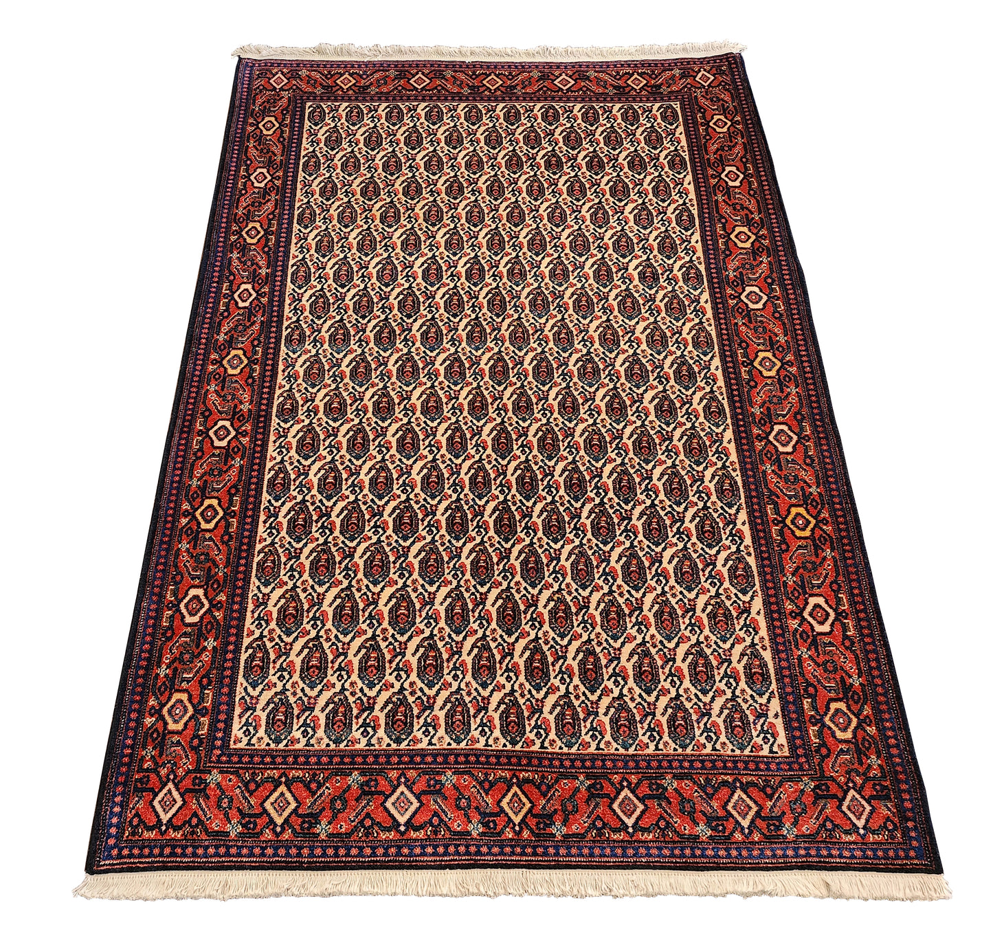 Rare Senneh, Takpood quality, circa 1960, Persia, 199x139 cm | Rug# 17289