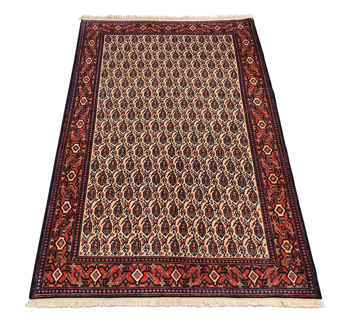 Rare Senneh, Takpood quality, circa 1960, Persia, 199x139 cm | Rug# 17289