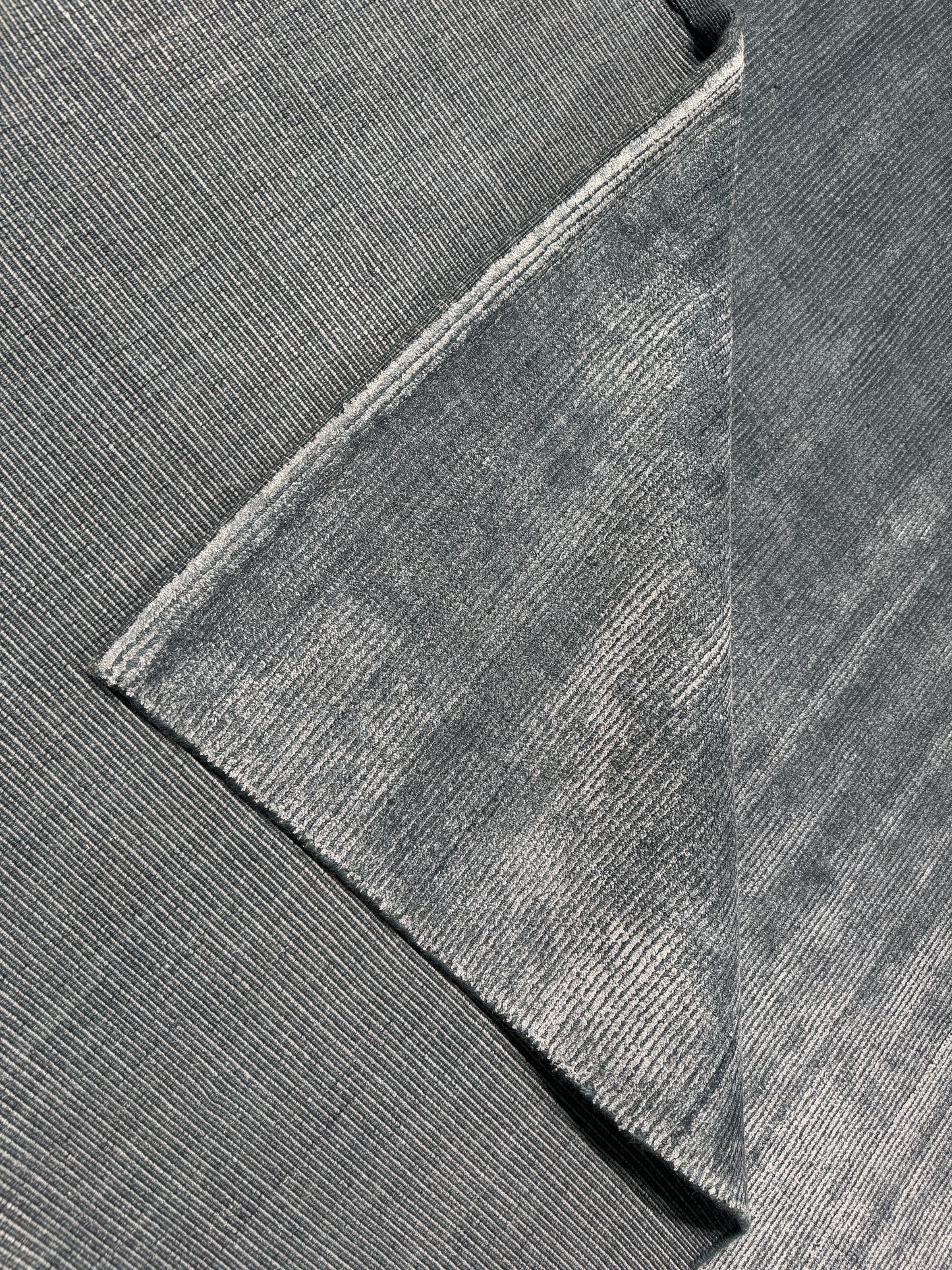 Scandinavian texture designer rug, wool and Tencel 300x250cm | Rug#30989