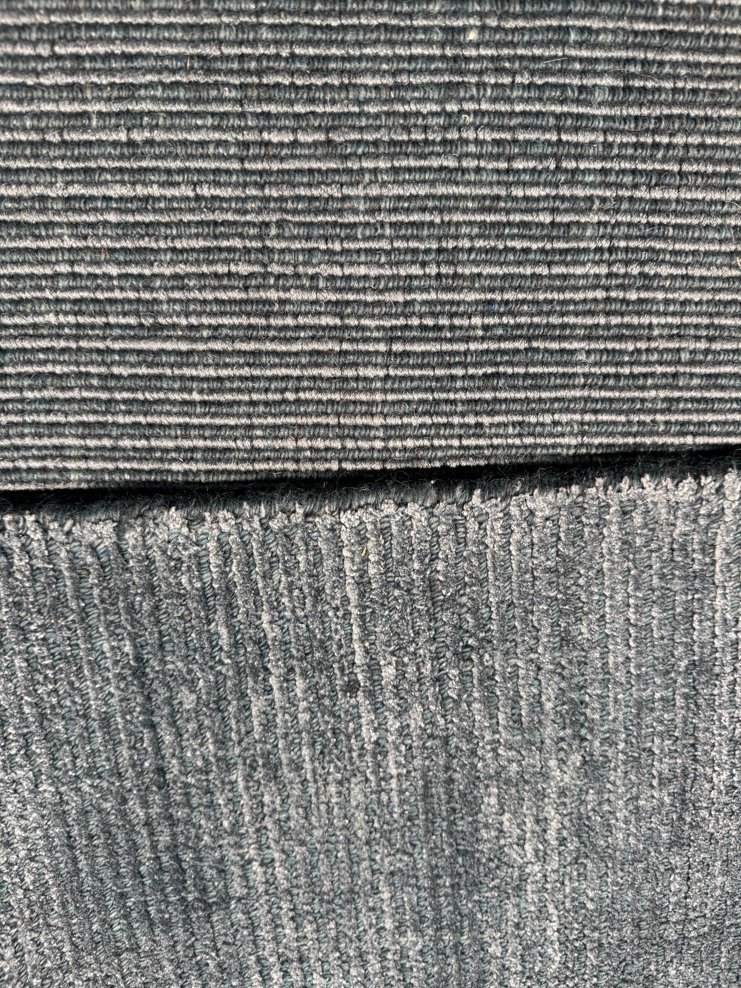 Scandinavian texture designer rug, wool and Tencel 300x250cm | Rug#30989