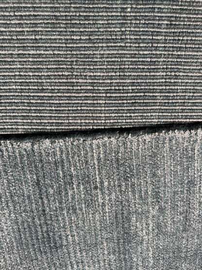 Scandinavian texture designer rug, wool and Tencel 300x250cm | Rug#30989