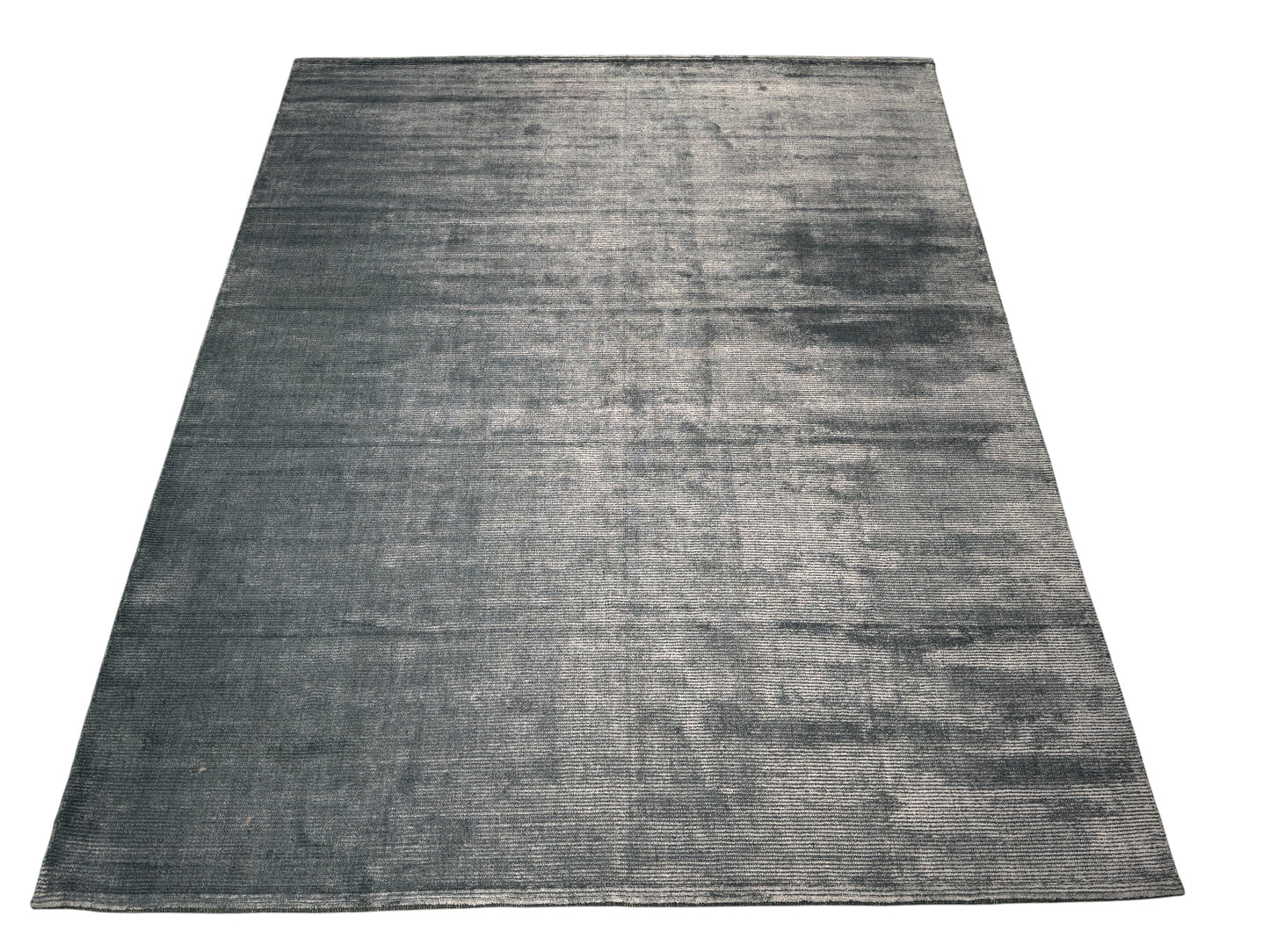 Scandinavian texture designer rug, wool and Tencel 300x250cm | Rug#30989