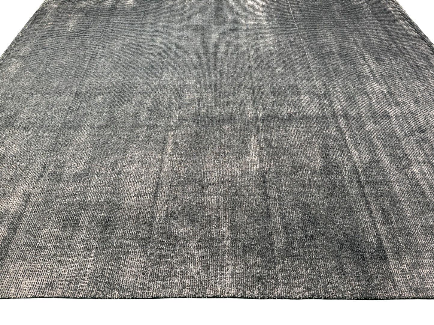 Scandinavian texture designer rug, wool and Tencel 300x250cm | Rug#30989