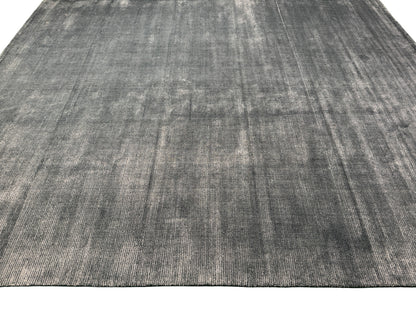 Scandinavian texture designer rug, wool and Tencel 300x250cm | Rug#30989