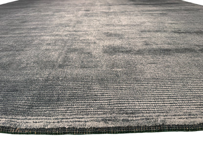 Scandinavian texture designer rug, wool and Tencel 300x250cm | Rug#30989