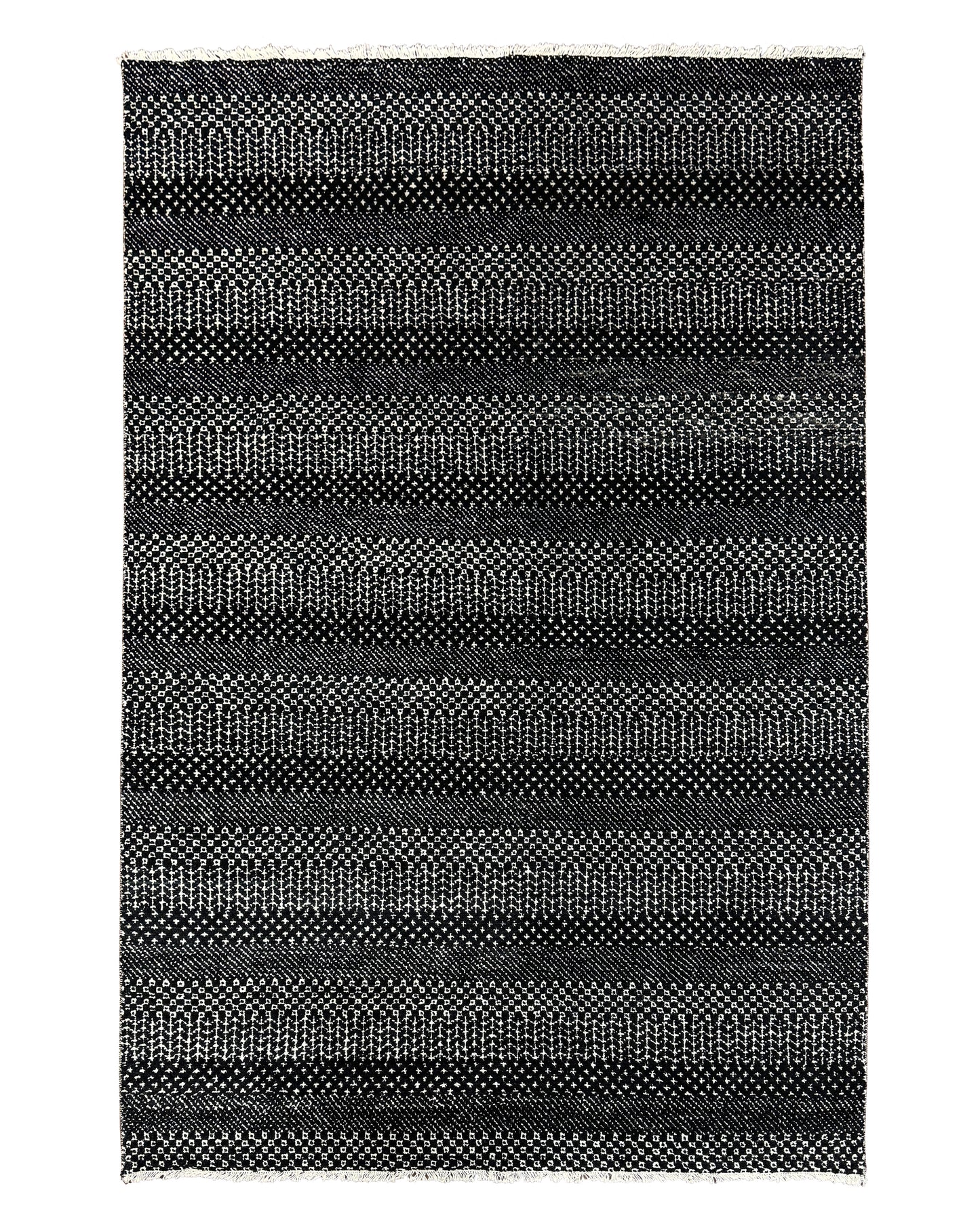 Scandi texture modern rug 270x182cm | Rug# 31161