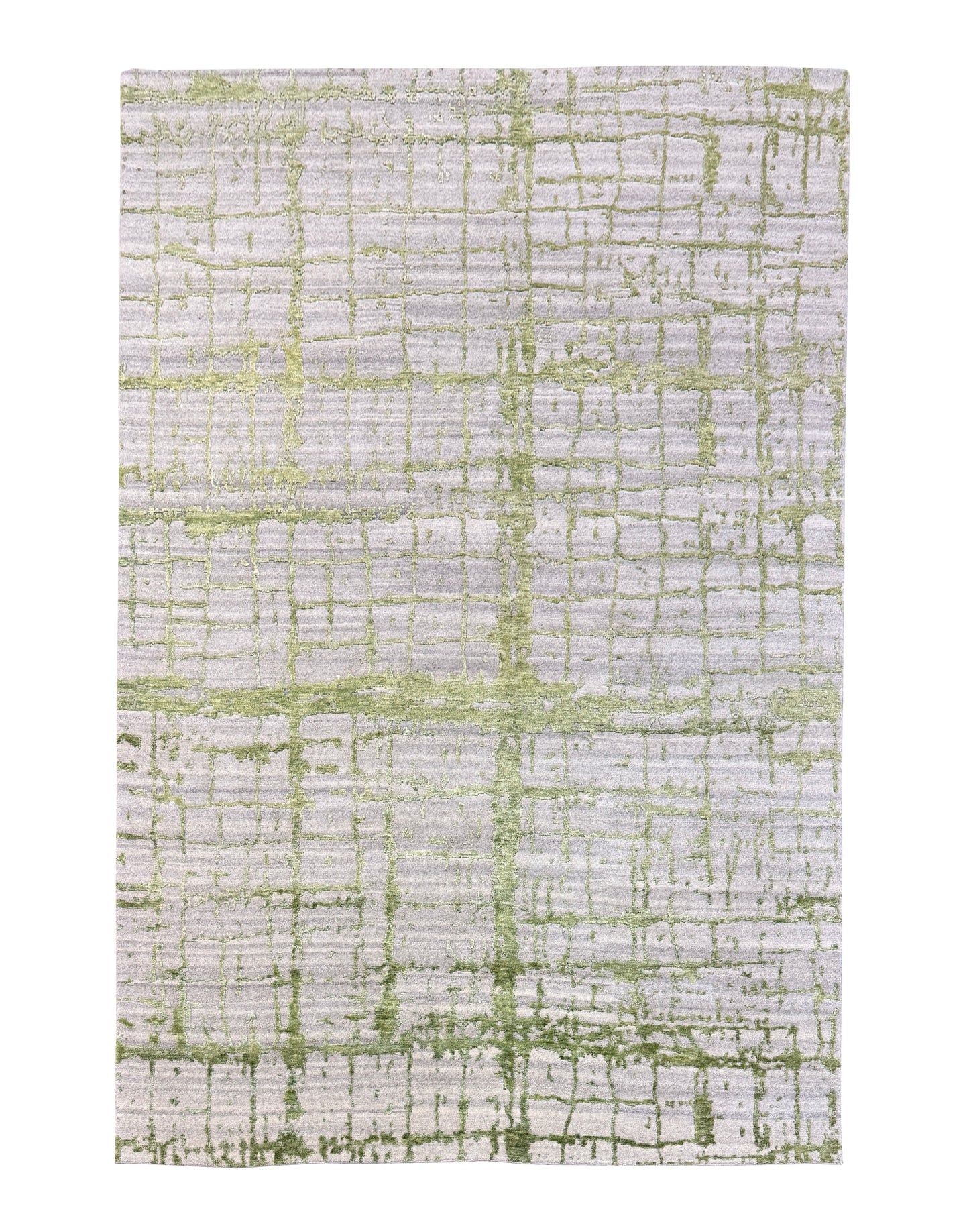 Hand knotted Tibetan weave rug, Scandinavian design 206x300cm | Rug# 31858