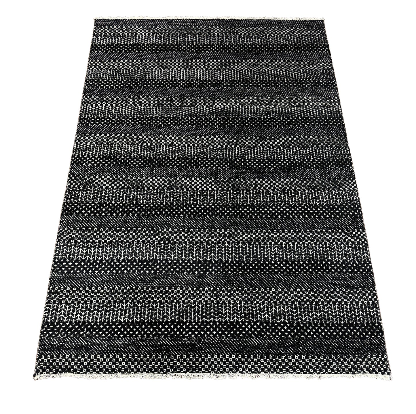 Scandi texture modern rug 270x182cm | Rug# 31161