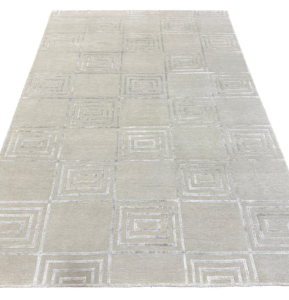 Very fine Tibetan weave modern rug 275x186cm | Rug# 31687