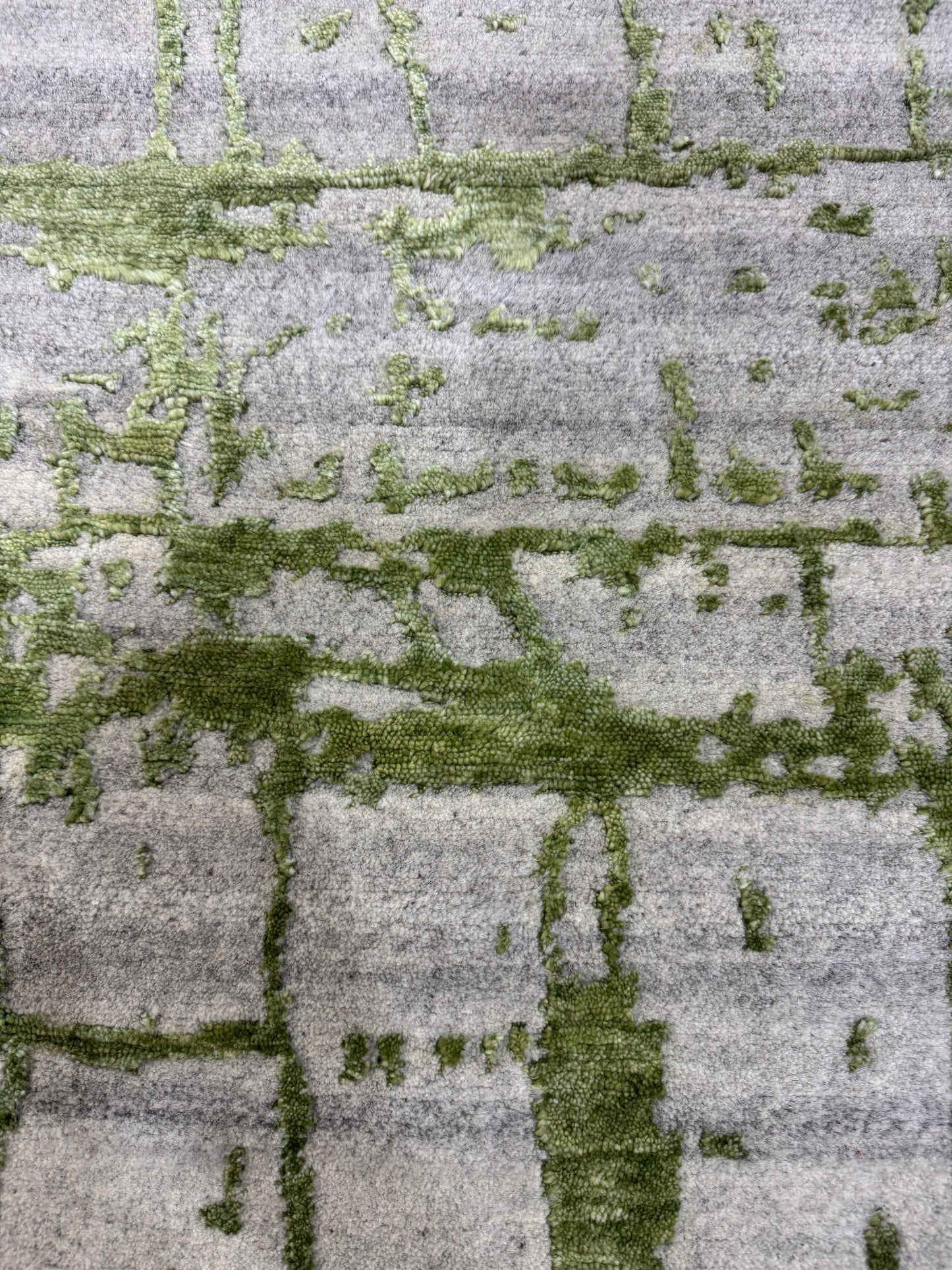 Hand knotted Tibetan weave rug, Scandinavian design 206x300cm | Rug# 31858