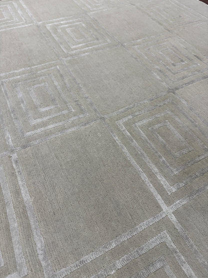 Very fine Tibetan weave modern rug 275x186cm | Rug# 31687