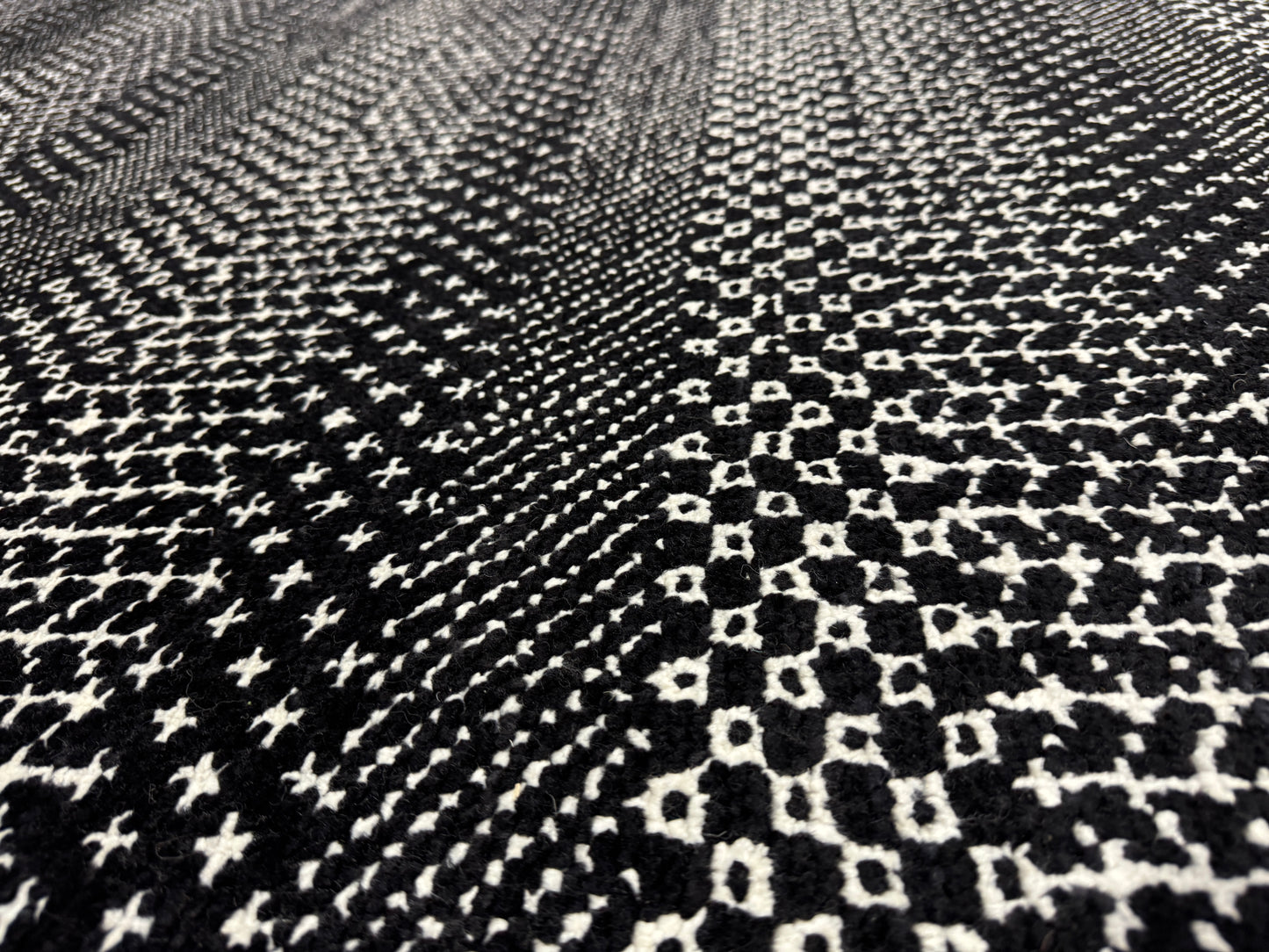 Scandi texture modern rug 270x182cm | Rug# 31161