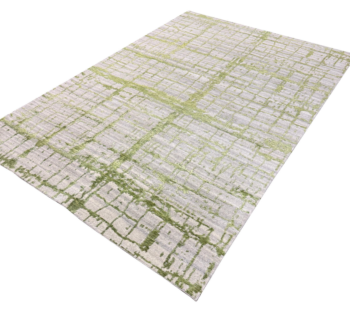 Hand knotted Tibetan weave rug, Scandinavian design 206x300cm | Rug# 31858