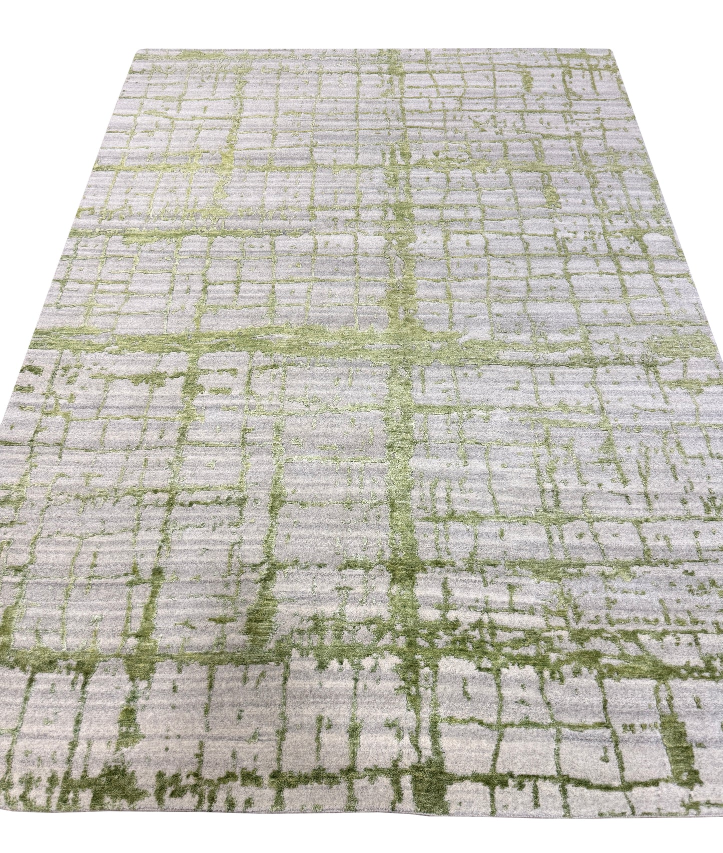 Hand knotted Tibetan weave rug, Scandinavian design 206x300cm | Rug# 31858