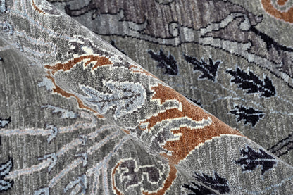 Transitional Garous, 100% handspun Gazi wool pile 202x243cm | Rug# 31998