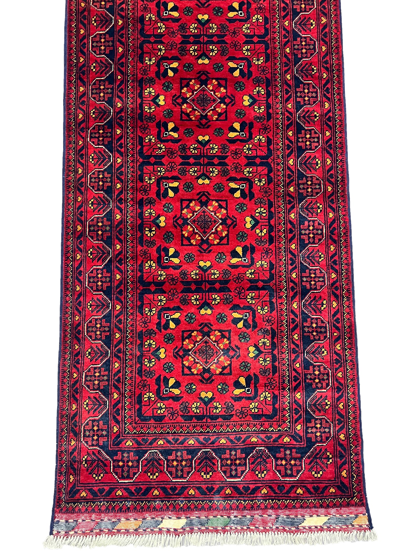 Afghan Kondor, Ersari weave, vegetable dyes, 790x81 cm | Rug#26533