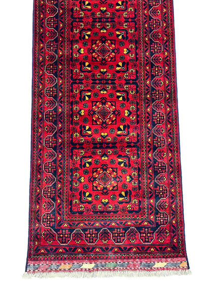 Afghan Kondor, Ersari weave, vegetable dyes, 790x81 cm | Rug#26533