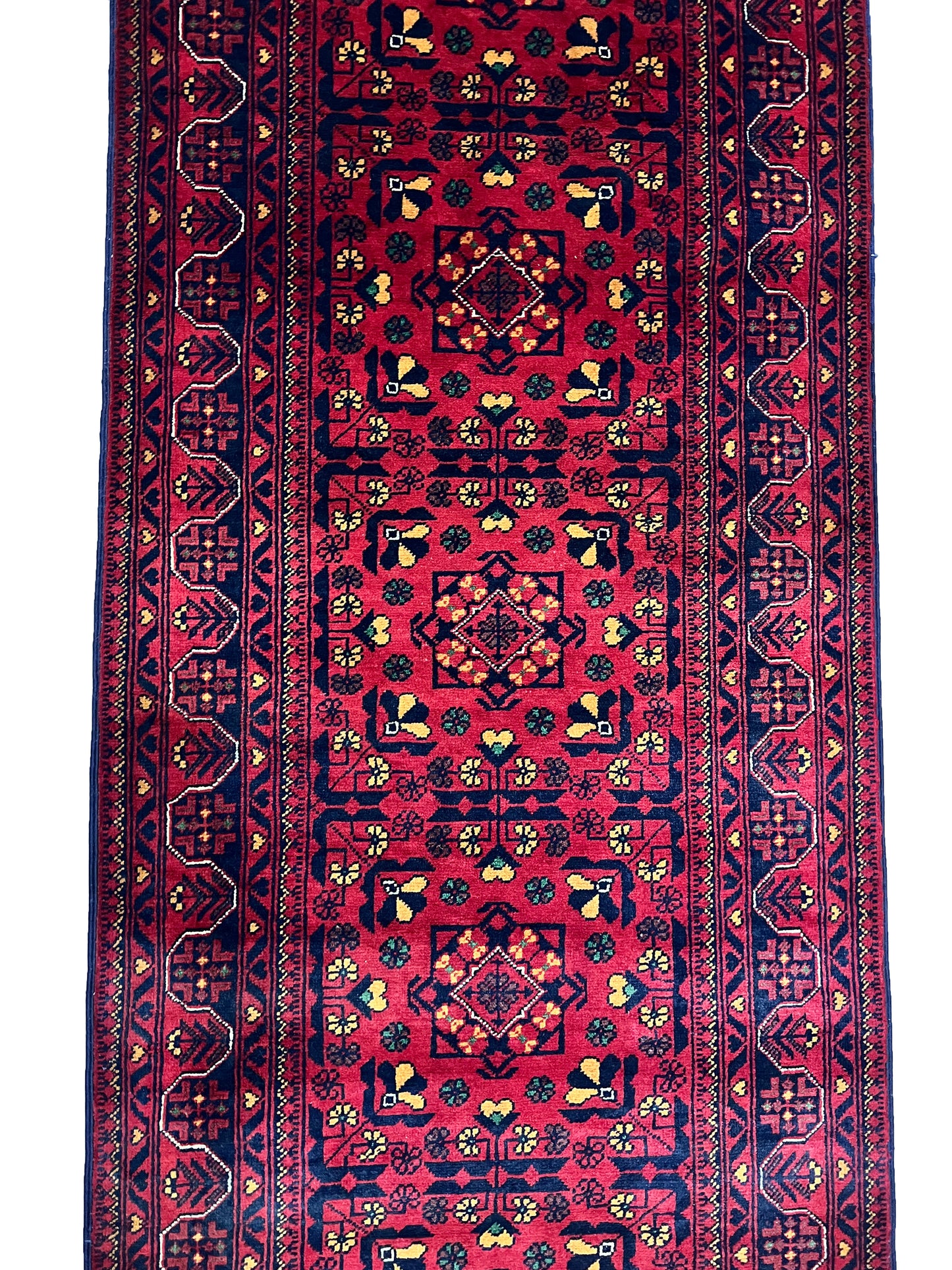 Afghan Kondor, Ersari weave, vegetable dyes, 790x81 cm | Rug#26533