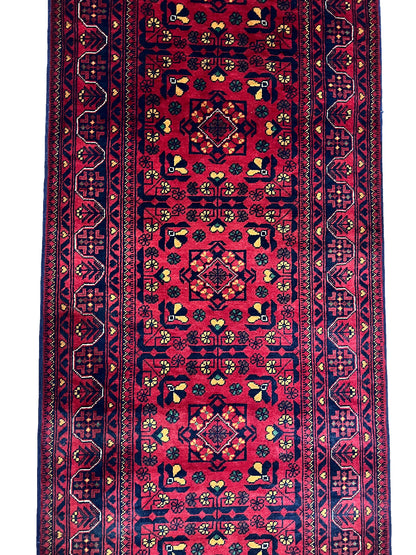 Afghan Kondor, Ersari weave, vegetable dyes, 790x81 cm | Rug#26533